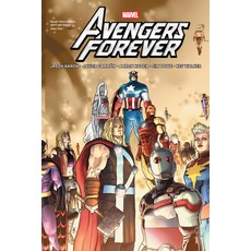 (英文圖書) Avengers Forever by Jason Aaron Omnibus Aaron Kuder Cover 精裝版, Marvel Universe, 英文