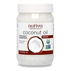 nutiva 初榨椰子油, 1個, 444ml