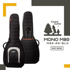 MONO M80 CLASSIC 木吉他袋 民謠吉他袋 黑色 防潑水 森韻木吉他工作室, 1個