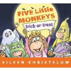 (英文圖書)Five Little Monkeys Trick-Or-Treat Board Book Board Books, Clarion Books, 英文, 硬頁書