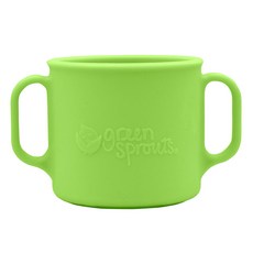 green sprouts 小綠芽 孩童雙耳水杯, 1入, 綠色