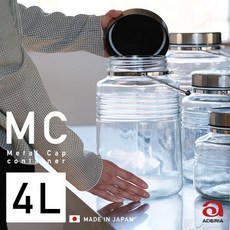 石塚硝子 金屬蓋梅酒罐/水果酒罐 2公升 日本製造, 1個, 2L