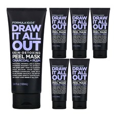 FORMULA10.0.6 去角質面膜 竹炭+梅子 100ml, 6個, 1個