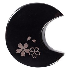 Issou 新月櫻花筷架, 1個, 黑色