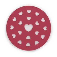 FOX RUN 心型餅乾模具, 1個, 紅色的