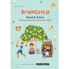 (英文圖書)BrainGymJr: Read and Solve (8-9 years) - VI: A collection of short conversation... 平裝版, Independently Published, 英文