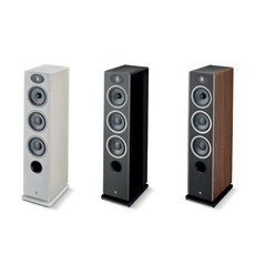 法國 FOCAL Vestia N2 落地式喇叭，三音路低音反射設計，公司貨保證，一對販售, 黑鋼烤