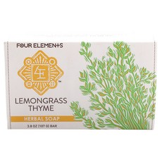 FOUR ELEMENTS 草本香皂 檸檬香茅, 1個, 107g