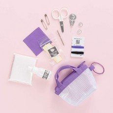 KAWAGUCHI 攜帶型針線袋 TSURETTE 針線包 日本河口牌 婚禮小物 現貨附發票, 紫, 1個