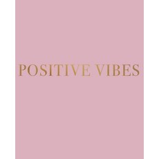 (英文圖書) Positive Vibes: A decorative book for coffee tables bookshelves and interior d... 平裝版, Independently Published, 英文