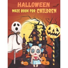 (英文圖書) Halloween Maze Book for Children: Halloween Maze Book For Children. (77 Mazes 100 Pages) 平裝版, Independently Published, 英文