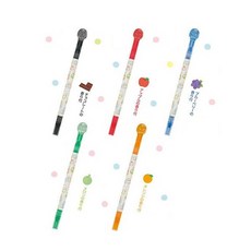 日本製 角落生物 雙頭筆組 5入 彩色雙頭螢光筆 角落小夥伴 正版, 詳見包裝, 1個
