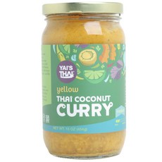 Yaisthai 泰式椰汁黃咖喱醬, 1罐, 454g