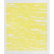 Wet-It 波浪圖案瑞典廚房抹布, 1個, 黃色的