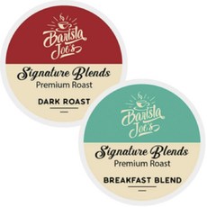 BaristaJoeS 早餐混合+深焙多樣性盒裝膠囊咖啡, 100入