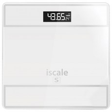 TRISTAR 鋼化玻璃電子體重計 - 高精度測量，時尚耐用，健康管理好幫手, 白色, 1個, TS-H133