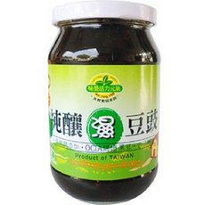 味榮純釀濕豆鼓400公克-傳統工法釀造、非基改黑豆、濕豆鼓質地柔軟, 400g, 1個