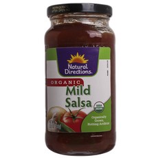 NATURAL DIRECTIONS 莎莎醬 溫和口味, 1個, 439克