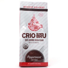 CRIO BRU 袋裝無麩質薄荷可可豆粉, 1個, 284克