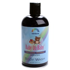 rainbow 嬰兒燕麥草本沐浴露, 有香味, 1個, 354ml