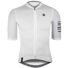 BAISKY百士奇夏季自行車男款短車衣 潔淨白 - 時尚透氣騎行服