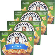 NEWMAN'S OWN 微波爆米花 奶油口味 3入, 4盒, 298g