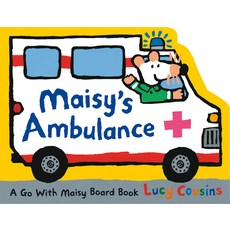 (英文圖書)Maisy's Ambulance: (Ambulance-Shaped Board Book about Maisy the Mouse's Rescue... Board Books, Candlewick Press (MA), 英文, 紙板書
