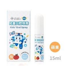 oh care 歐克威爾 Poli波力聯名兒童護齒噴霧 蘋果口味 兒童口腔護理 口腔清新, 1個, 15ml
