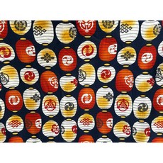 「上巧手創」台灣 和風燈籠結紗棉布，台灣100 ％棉布手作材料 拼布材料，40元／尺，110元／3尺, 詳見包裝, 詳見包裝, 藍色1尺