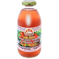 BRAGG 無麩質石榴枸杞蘋果醋, 1個, 473毫升