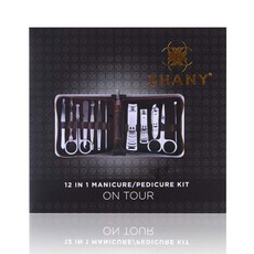 SHANY 12 合 1 美甲和修腳套組巡演, 棕色的, 1個