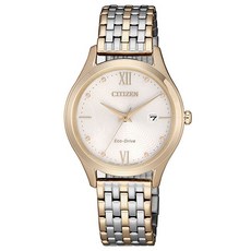 CITIZEN 星辰 LADYS 時尚光動能晴朗春天女錶30mm(EW2534-86A)