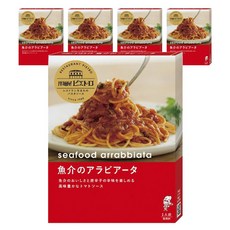 海鮮香辣茄汁義大利麵醬, 5個, 110g