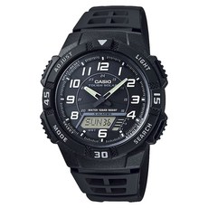 CASIO 卡西歐 男款太陽能時尚雙顯液晶手錶 AQ-S800W-1BJH