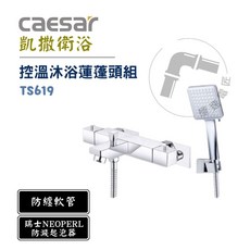 凱撒 Caesar TS619 控溫沐浴蓮蓬頭組 防纏軟管 瑞士NEOPERL起泡器
