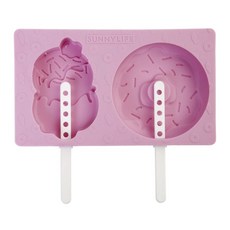 SUNNYLIFE 冰棒模具 Sweet Tooth 冰淇淋模具 2件組, 1個, 粉紅色