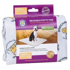 POOCH PAD 可重複使用的四十便盆墊白色, 1個, 1個