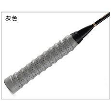 握把布10條裝 羽球拍握把布 龍骨吸汗透氣握把帶 網球拍/球棒適用, 深灰色, 10個