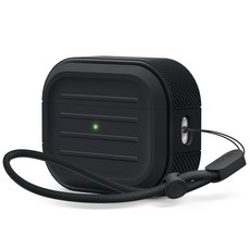 elago AirPods Pro 2 Armor 保護殼, Lightning規格-黑色, 1個