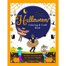 Halloween Coloring & Craft Book 平裝版, Crafterina, 英文