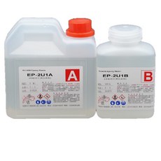 RUIXIN EP-2U1抗黃型環氧樹脂AB膠2:1(1.5KG組合) -木器金油-液態玻璃, 1套