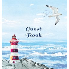 (英文圖書) GUEST BOOK FOR VACATION HOME Visitors Book Beach House Guest Book Seaside Re... 精裝版, Angelis Publications, 英文