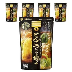 mizkan 味滋康 豚骨醬油火鍋湯底, 5個, 750g