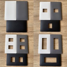 Panasonic 國際牌 ADVANCE面板 (灰/霧黑/白 1-3孔/盲蓋), 1個