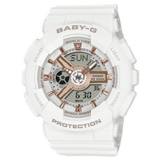 CASIO 卡西歐 女款Baby-G抗震WR 10Bar防水運動手錶 BA-110XRG-7AJF