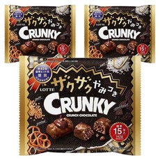 LOTTE 樂天 酥脆美味巧克力球 15個入, 3個, 142g