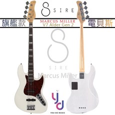 塞爾 Sire Marcus Miller V7 第二代 4弦 電貝斯 Jazz bass 白色, 詳見包裝