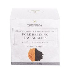 TUMERICA 活性炭毛孔緊緻面膜 60g, 1個, 1個