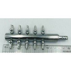 龍爵士水族 分氣閥 不鏽鋼增氧泵分氣頭轉接頭 雙排10-18 水族增氧必備