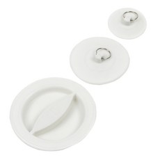 CHEF CRAFT 排水塞 水槽拍板, 1個, 白色